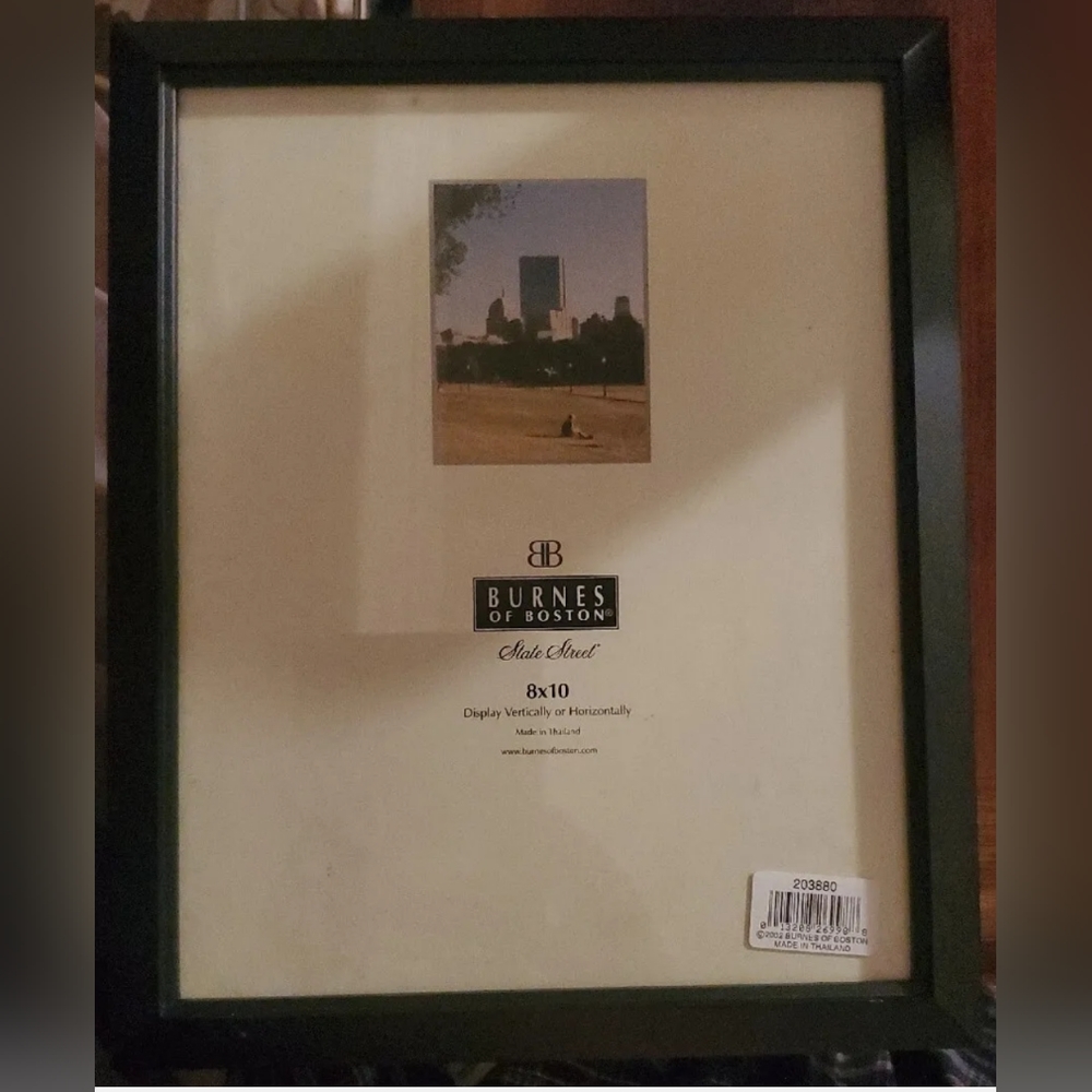 BURNES OF BOSTON STATE STREET NAPA BLACK 8"X10" FRAME